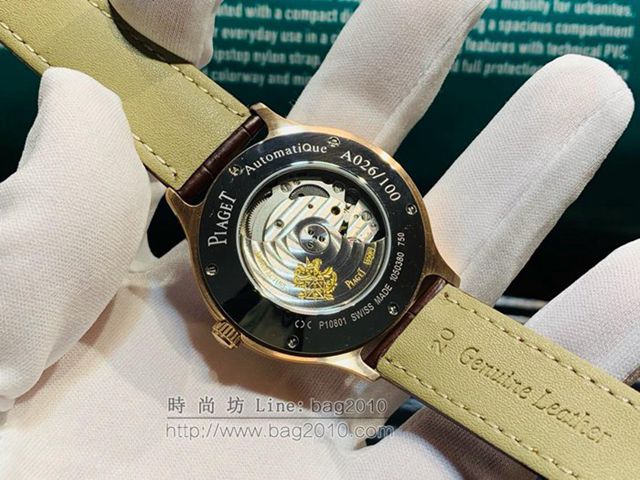 伯爵手錶 PiagetEmperador枕形腕表 白色珍珠貝母錶盤 伯爵男士腕表  hds1708